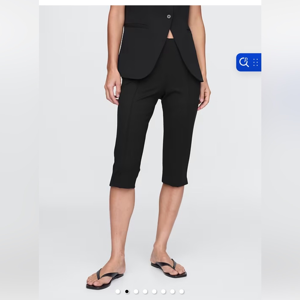 Gap High Rise Double Knit Capris NWT